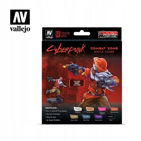 ZESTAW 8 FARB VALLEJO - COMBAT CYBERPUNK 72307 ZESTAW 8 FARB VALLEJO - COMBAT CYBERPUNK 72307