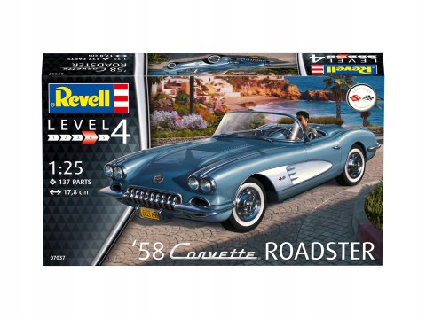 MODEL DO SKLEJANIA REVELL CORVETTE 58' ROADSTER MODEL DO SKLEJANIA REVELL CORVETTE 58' ROADSTER