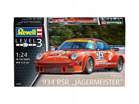 MODEL DO SKLEJANIA REVELL Porsche 934 RSR Jägerm. MODEL DO SKLEJANIA REVELL Porsche 934 RSR Jägerm.