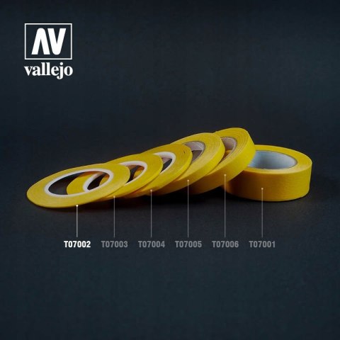TAŚMA MASKUJĄCA 1 MM VALLEJO 18 MB 2 SZT T07002 TAŚMA MASKUJĄCA 1 MM VALLEJO 18 MB 2 SZT T07002