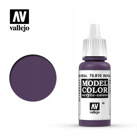 VALLEJO FARBA MODEL COLOR 045 ROYAL PURPLE 70810 VALLEJO FARBA MODEL COLOR 045 ROYAL PURPLE 70810