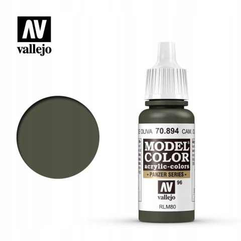 VALLEJO FARBA MODEL COLOR 096 OLIVE GREEN 70894 VALLEJO FARBA MODEL COLOR 096 OLIVE GREEN 70894