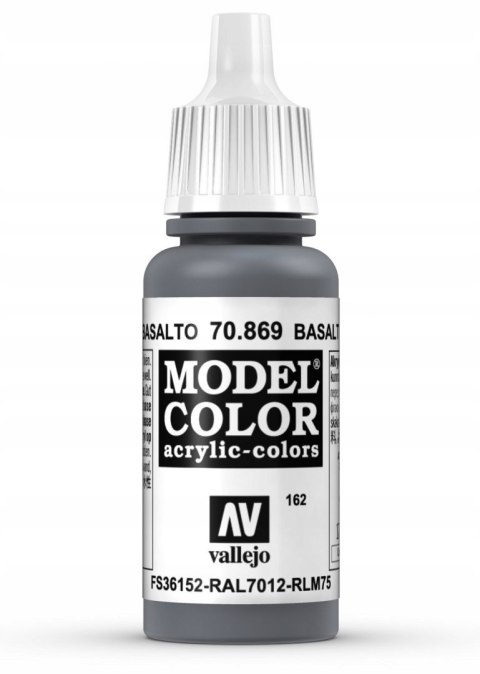 VALLEJO FARBA MODEL COLOR 162 BASALT GREY 70869 VALLEJO FARBA MODEL COLOR 162 BASALT GREY 70869