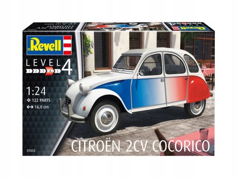 MODEL DO SKLEJANIA CITROEN 2CV COCORICO 1:24 MODEL DO SKLEJANIA CITROEN 2CV COCORICO 1:24