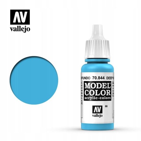 VALLEJO FARBA MODEL COLOR 066 DEEP SKY BLUE 70844 VALLEJO FARBA MODEL COLOR 066 DEEP SKY BLUE 70844