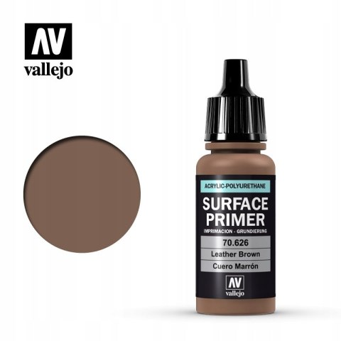VALLEJO SURFACE PRIMER PODKŁAD 17 ML LEATHER BROWN VALLEJO SURFACE PRIMER PODKŁAD 17 ML LEATHER BROWN