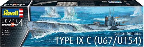 MODEL DO SKLEJANIA REVELL German Submarine Type IX MODEL DO SKLEJANIA REVELL German Submarine Type IX