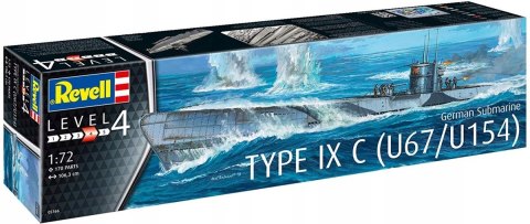 MODEL DO SKLEJANIA REVELL German Submarine Type IX MODEL DO SKLEJANIA REVELL German Submarine Type IX