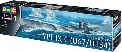 MODEL DO SKLEJANIA REVELL German Submarine Type IX MODEL DO SKLEJANIA REVELL German Submarine Type IX