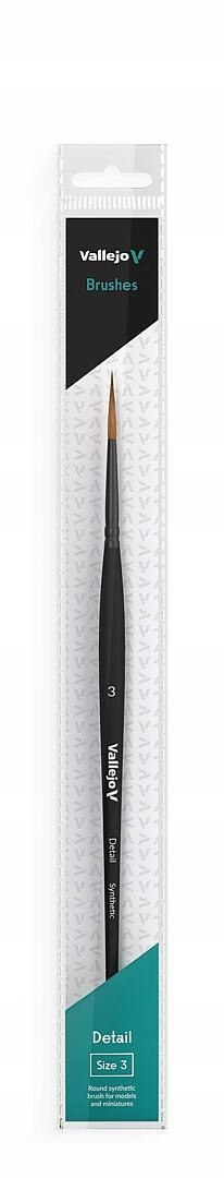 PĘDZEL VALLEJO DETAIL SYNTHETIC ROUND NO. 3 B02003 PĘDZEL VALLEJO DETAIL SYNTHETIC ROUND NO. 3 B02003