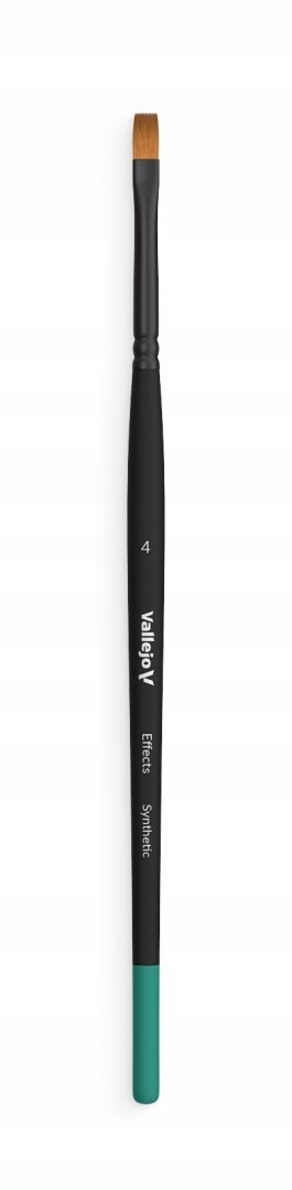 PĘDZEL VALLEJO EFFECTS FLAT RECTANGULAR SYNTHETIC NO 4 PĘDZEL PŁASKI B04004 PĘDZEL VALLEJO EFFECTS FLAT RECTANGULAR SYNTHETIC NO 4 PĘDZEL PŁASKI B04004