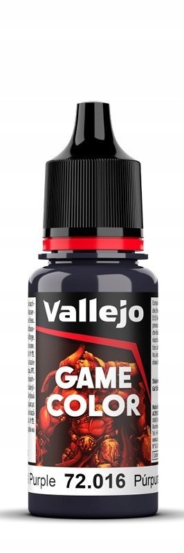 FARBA VALLEJO GAME COLOR 18 ML ROYAL PURPLE 72016 FARBA VALLEJO GAME COLOR 18 ML ROYAL PURPLE 72016