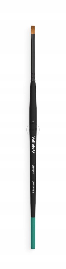 PĘDZEL VALLEJO EFFECTS FLAT RECTANGULAR SYNTHETIC NO 2 PĘDZEL PŁASKI B04002