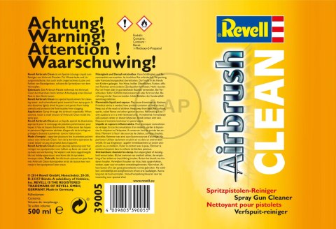 SPRAY DO CZYSZCZENIA AEROGRAFÓW - CLEANER REVELL 39005 500 ML