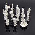 STATUETKI POSĄGI POMNIKI DO MAKIET H0 1:87 13 SZTUK