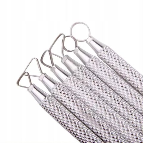 ZESTAW NARZĘDZI DO MODELOWANIA W GLINIE 6 SZT ALUMINIUM ZESTAW NARZĘDZI DO MODELOWANIA W GLINIE 6 SZT ALUMINIUM