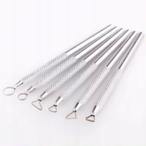 ZESTAW NARZĘDZI DO MODELOWANIA W GLINIE 6 SZT ALUMINIUM ZESTAW NARZĘDZI DO MODELOWANIA W GLINIE 6 SZT ALUMINIUM