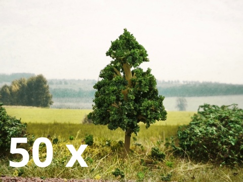 DRZEWKO NA MAKIETĘ / DIORAMĘ 6,5 cm S030165 50 szt