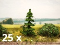 DRZEWKO NA MAKIETĘ / DIORAMĘ 6 cm S150160 25 szt