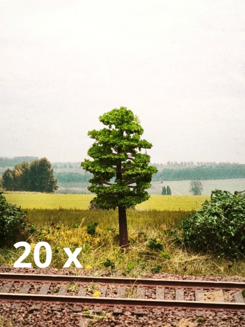 DRZEWKO NA MAKIETĘ / DIORAMĘ 7 CM S020270 20 SZTUK