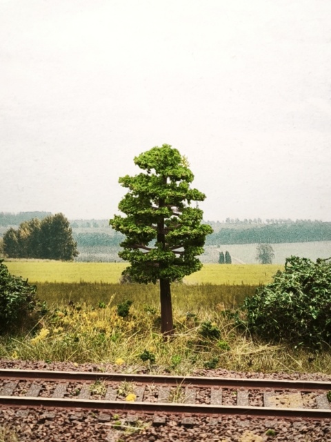 DRZEWKO NA MAKIETĘ / DIORAMĘ 7 CM S020270