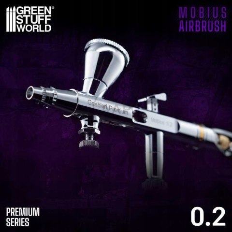 GREEN STUFF WORLD - AEROGRAF Premium Series GHPM-Mobius Airbrush 0.2mm 6378