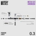 GREEN STUFF WORLD - AEROGRAF Premium Series GHPM-Mobius Airbrush 0.3mm 6377