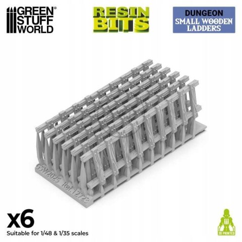 GREEN STUFF WORLD - DRABINY 1:35 - 1:48 DRUK 3D 12723