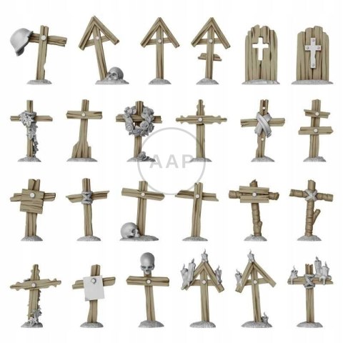 GREEN STUFF WORLD - DREWNIANE KRZYŻE 1:35 - 1:48 DRUK 3D 12722