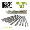 GREEN STUFF WORLD - Hobby Carving Set - ZESTAW DO RZEŹBIENIA 2537