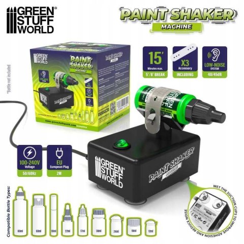 GREEN STUFF WORLD - PAINT SHAKER MACHINE NARZĘDZIE DO MIESZANIA FARB 5369 GREEN STUFF WORLD - PAINT SHAKER MACHINE NARZĘDZIE DO MIESZANIA FARB 5369