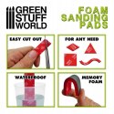 GSW Foam Sanding Pads - FINE GRIT ASSORTMENT x20 GĄBKI SZLIFIERSKIE 10976