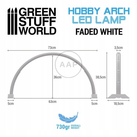 LAMPA LED MODELARSKA GREEN STUFF WORLD HOBBY ARCH - BIAŁA 11061