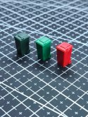 MINIATUROWE ŚMIETNIKI KOSZE NA ŚMIECI H0 1:87 AAP DO MAKIET 4 SZT