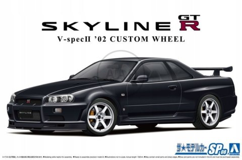 MODEL DO SKLEJANIA AOSHIMA NISSAN BNR34 SKYLINE GT-R V-SPEC II '02 AO06695