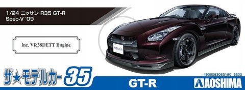 MODEL DO SKLEJANIA AOSHIMA NISSAN GT-R R35 SPEC-V 2009 1:24 AO06218