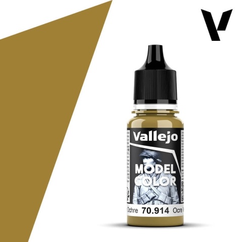 VALLEJO FARBA MODEL COLOR 18 ML 132 GREEN OCHRE 70914 VALLEJO FARBA MODEL COLOR 18 ML 132 GREEN OCHRE 70914
