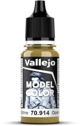 VALLEJO FARBA MODEL COLOR 18 ML 132 GREEN OCHRE 70914