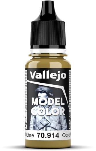 VALLEJO FARBA MODEL COLOR 18 ML 132 GREEN OCHRE 70914 VALLEJO FARBA MODEL COLOR 18 ML 132 GREEN OCHRE 70914