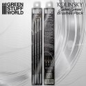 ZESTAW PĘDZLI KOLINSKY SILVER SERIES GREEN STUFF WORLD 4 SZT