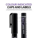 GAAHLERI - MARKER METALICZNY DARK IRON 6 SZTUK MS04-6