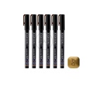 GAAHLERI - MARKER METALICZNY SCORCHED GOLD 6 SZTUK GM-MS09-6