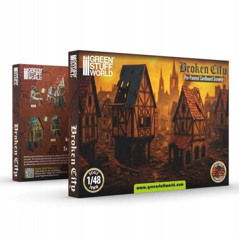 GREEN STUFF WORLD - BROKEN CITY - TERENY DO MAKIET 2428