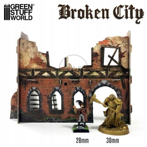GREEN STUFF WORLD - BROKEN CITY - TERENY DO MAKIET 2428
