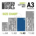 GREEN STUFF WORLD - MATA DO CIĘCIA A3 NIEBIESKA 45x30 CM 3244