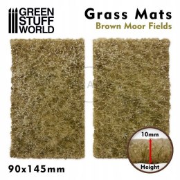 GREEN STUFF WORLD MATA Z TRAWY DO CIĘCIA 90x145 mm BROWN MOOR FIELDS 10339