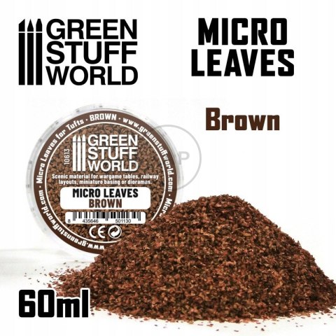 GREEN STUFF WORLD - MINIATUROWE LIŚCIE BRĄZOWE 15 g 10613
