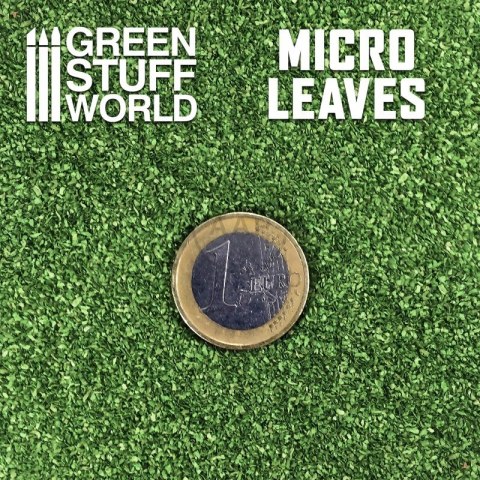 GREEN STUFF WORLD - MINIATUROWE LIŚCIE MEDIUM GREEN 15 g 10607