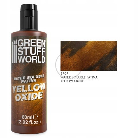 GREEN STUFF WORLD - PATYNA ROZPUSZCZALNA W WODZIE 60 ML - ŻÓŁTY TLENEK 5707