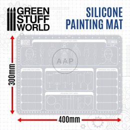 GREEN STUFF WORLD - SILIKONOWA MATA DO MALOWANIA 400X300MM 2712